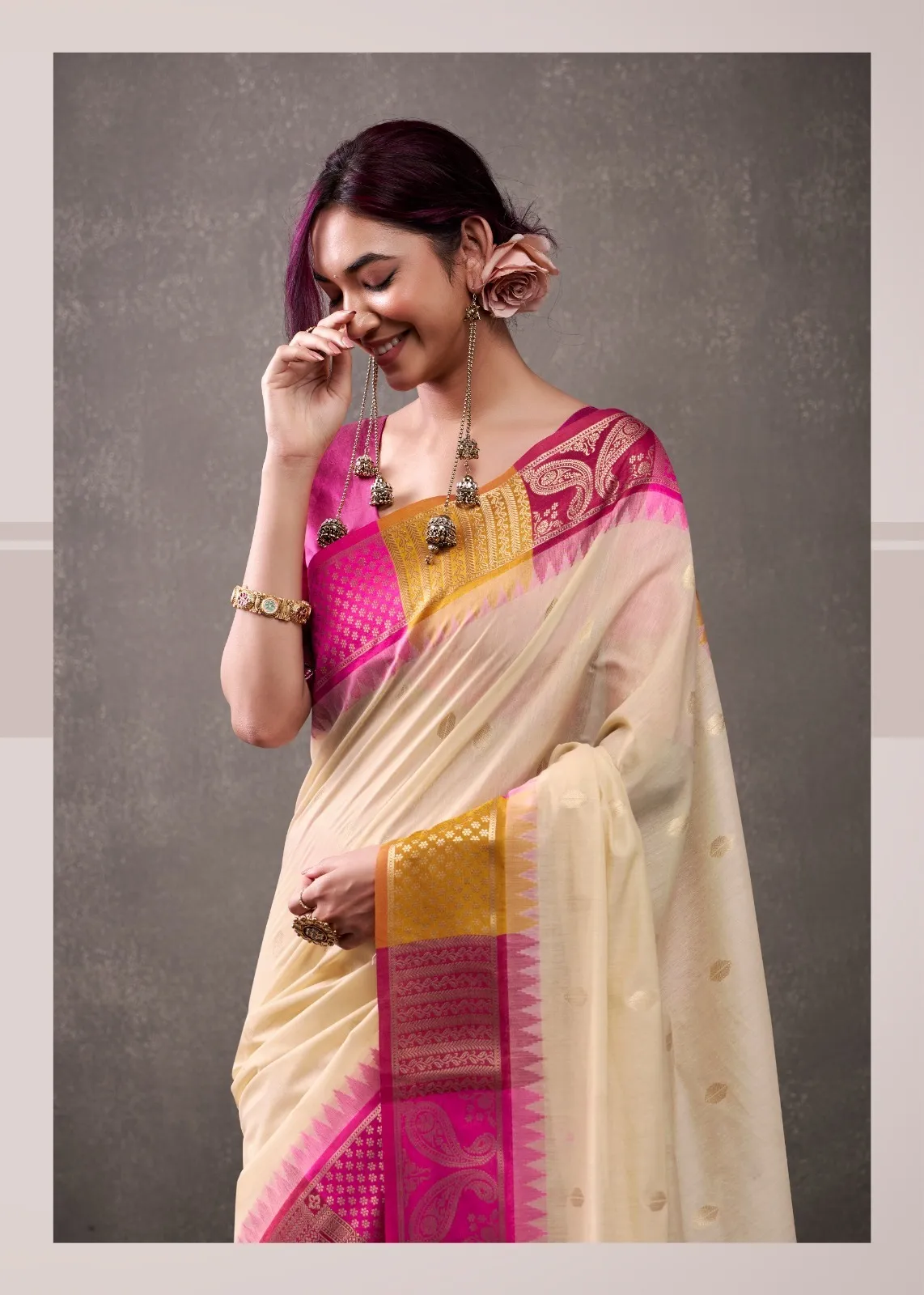 Buy Tuti Fruti Silk Premium Saree in Surat - Reseller Bazzar